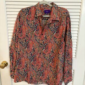 TALLIA Long-sleeved Men's shirt. XXL. Button-down. Excellent condition.